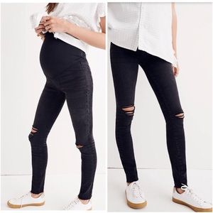 NWOT MADEWELL Maternity Over-the-Belly Skinny Jeans
In Black Sea